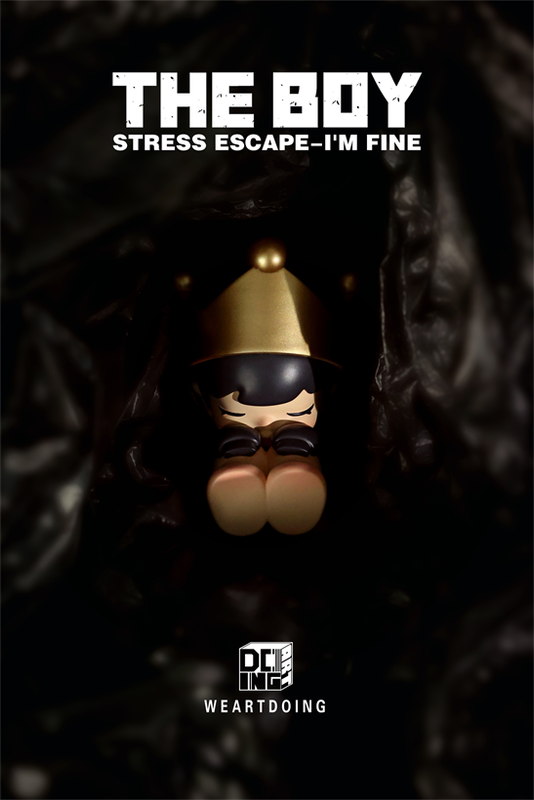 The Boy - Stress Escape - I'm Fine - Mô Hình Limited Figure Chính Hãng Sank Toys