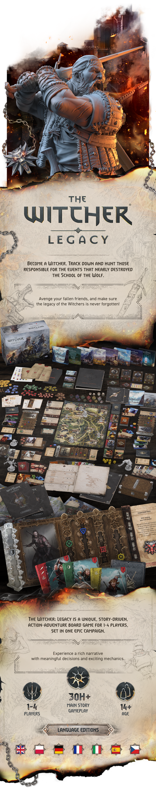 The Witcher: Legacy Core Pledge Deluxe (Kickstarter Pre-Order Special)