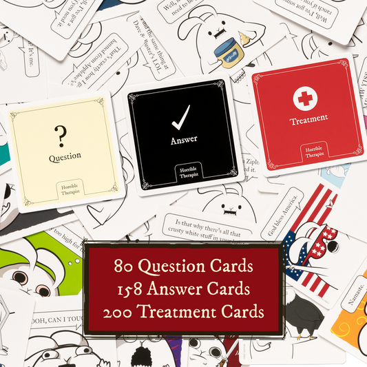 Horrible Therapist (Extra Horrible Edition) - Board Game Thẻ Bài Hài Hước - Exploding Kittens - Hình ảnh chi tiết 2