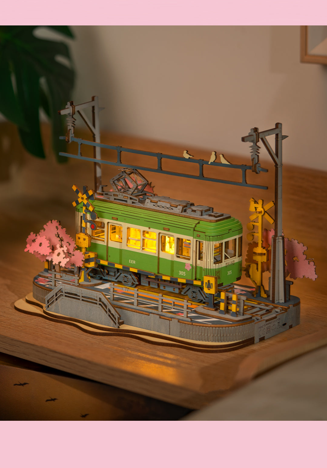 Rolife 3D Wooden Puzzle - Sakura Journey - Mô hình gỗ 3D lắp ráp - Rolife TGS02