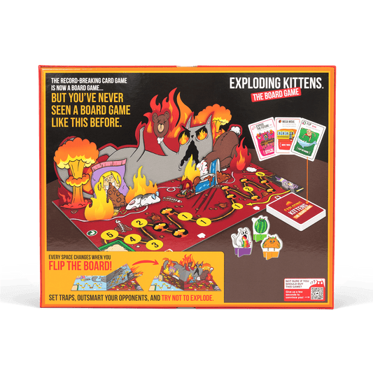 Exploding Kittens: The Board Game - Trò chơi Bàn cờ Mèo Nổ Lật Bảng Pop-up - Exploding Kittens - Hình ảnh chi tiết 2