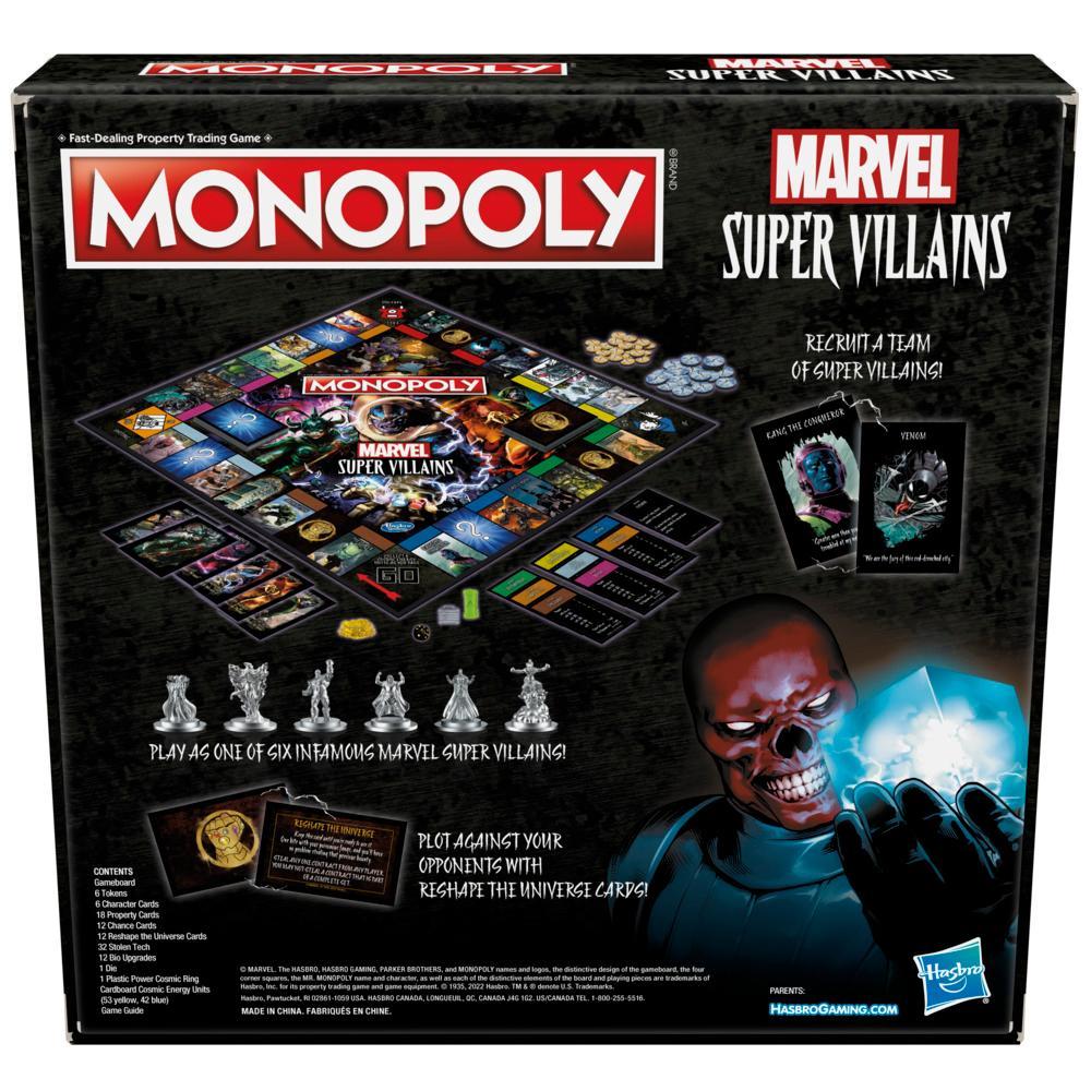 Monopoly: Phiên Bản Marvel Super Villains - Board Game Cho Gia Đình & Trẻ Em (F5270)