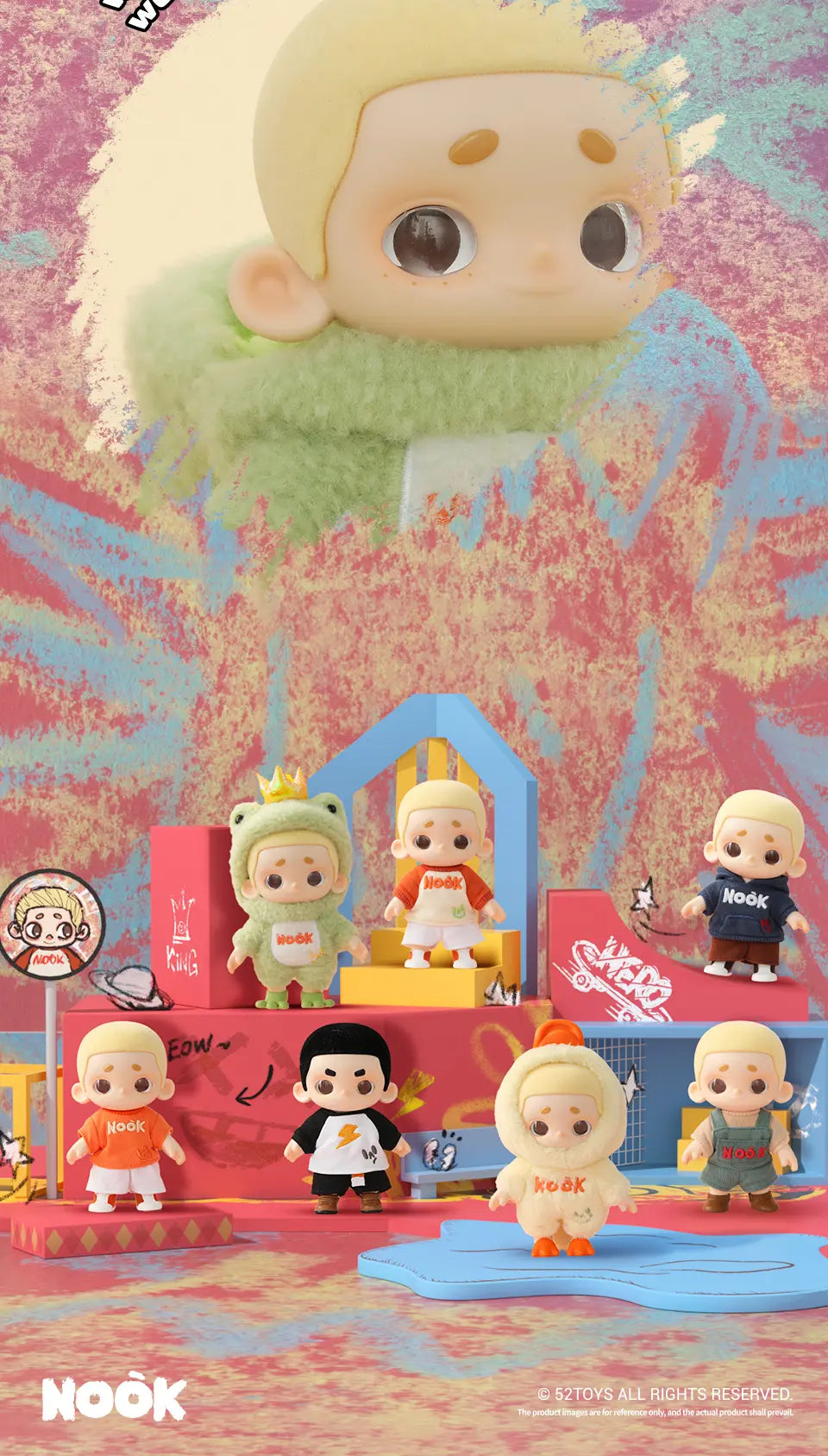 NOOK PLUSH DOLL BLIND BOX - Mô hình Búp bê bông Art Toy - 52TOYS