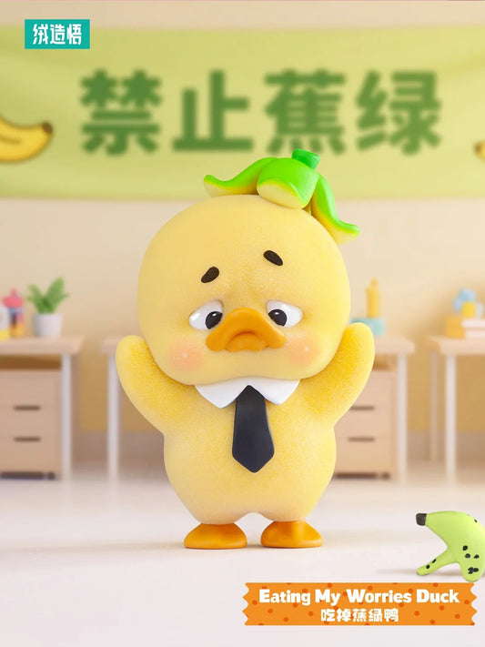 Upset Duck - Stop The Spiral Duck Blind Box Mô Hình Blind Box Vịt Bực Bội 1983