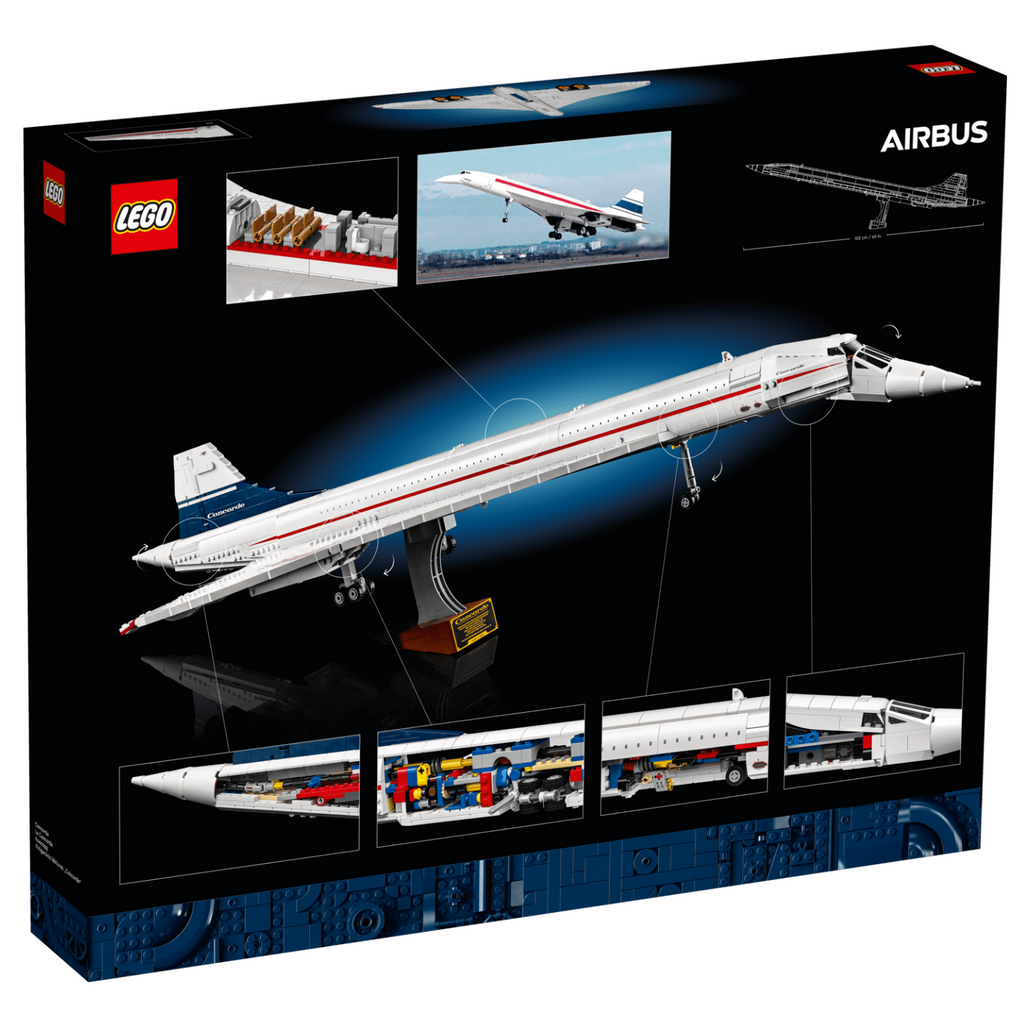 LEGO® ICONS™ Concorde - Mô Hình Máy Bay Siêu Thanh 10318 - LEGO