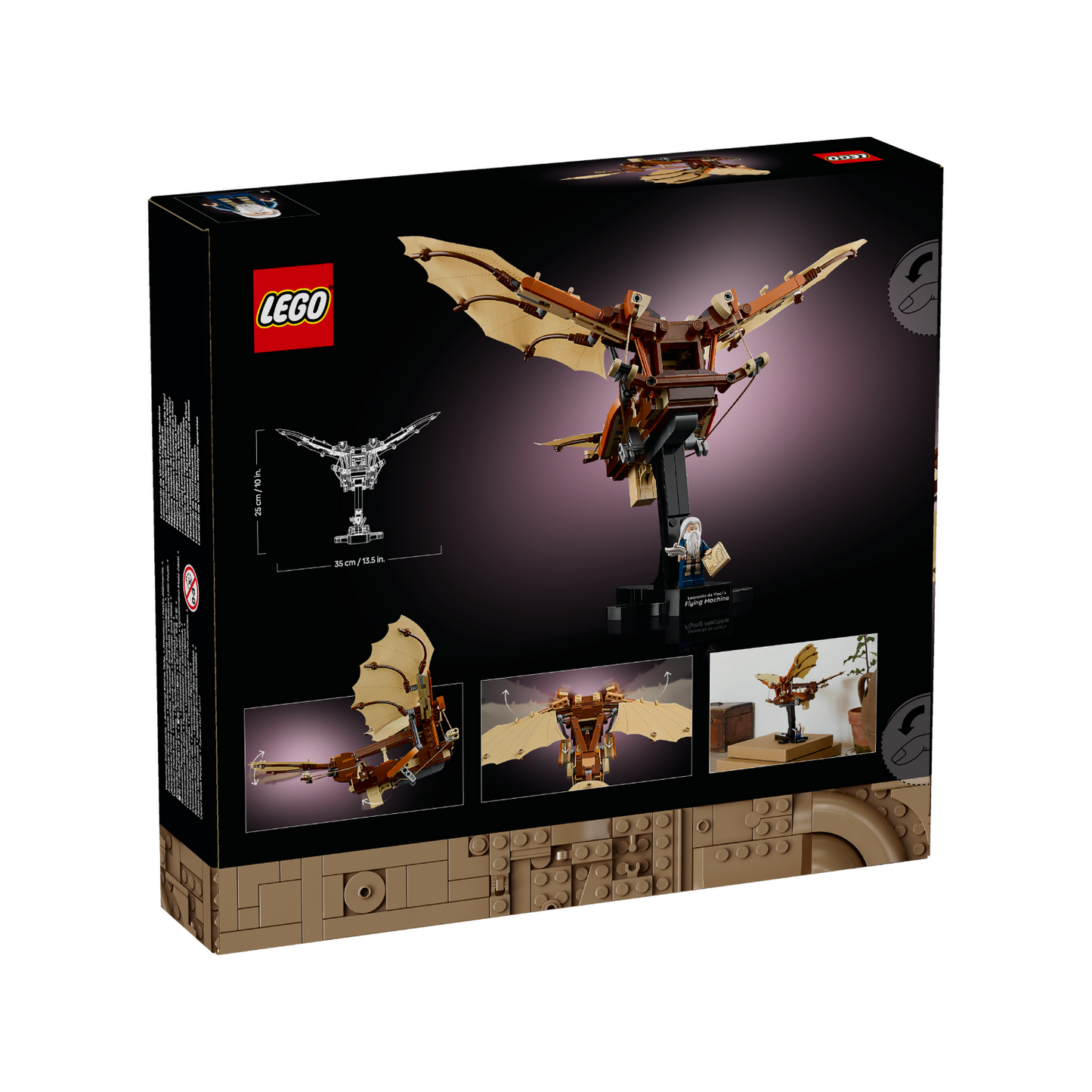 LEGO® ICONS™ Leonardo da Vinci’s Flying Machine - Mô hình lắp ráp Máy bay của Leonardo da Vinci - LEGO 10363