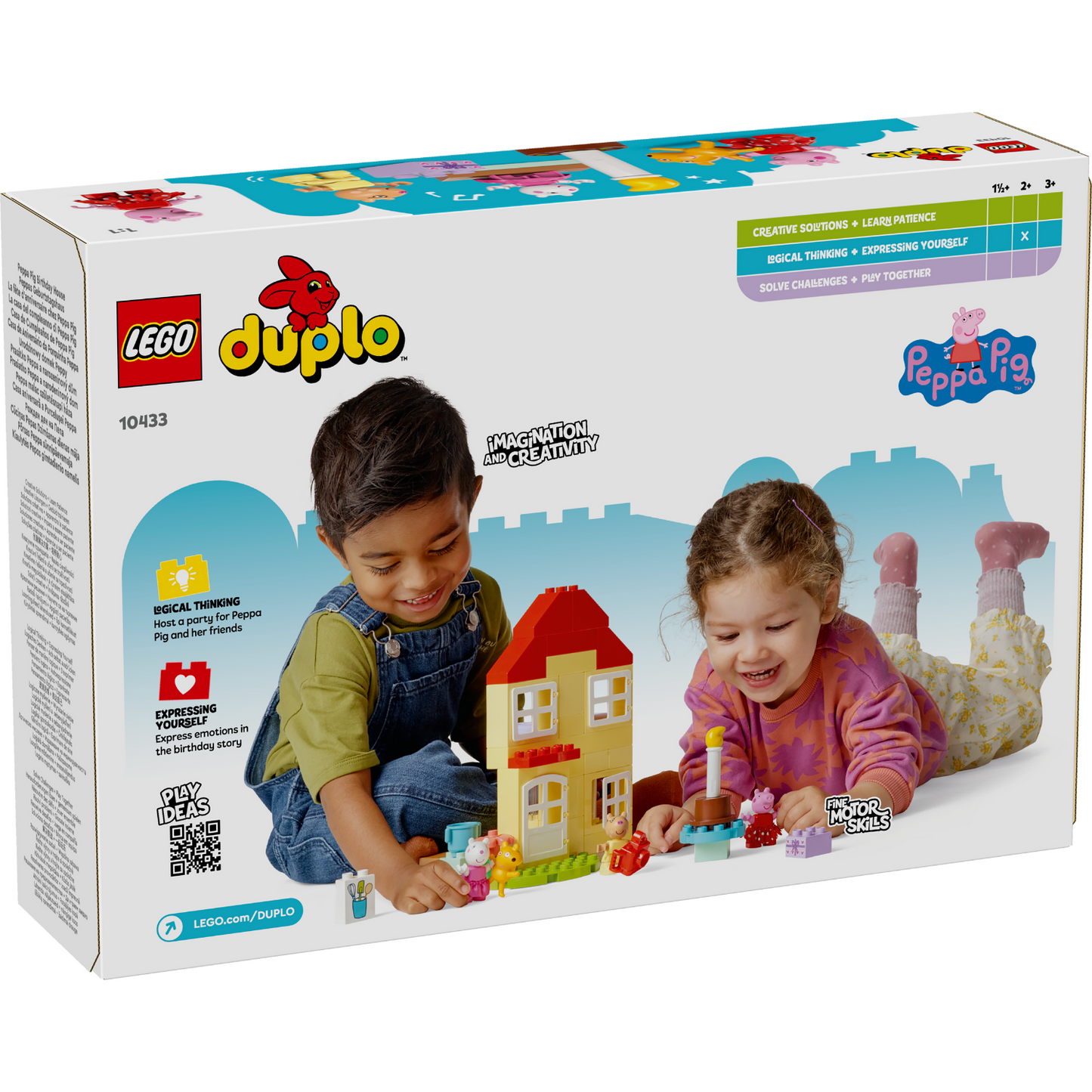 LEGO® DUPLO™ Peppa Pig Birthday House - Ngôi Nhà Sinh Nhật Peppa Pig - LEGO 10433 LEGO - LEGO Construction Set