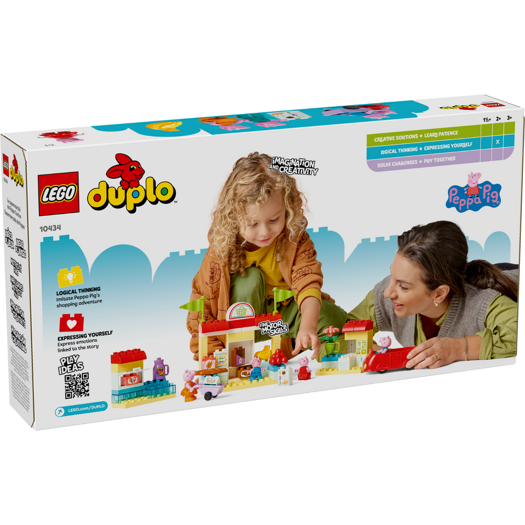 LEGO® DUPLO™ Peppa Pig Supermarket - Đồ Chơi Lắp Ráp Siêu Thị Heo Peppa - LEGO 10434 LEGO - Đồ chơi lắp ráp