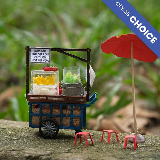 Nam Châm Hít Tủ Lạnh Mô Hình Xe Bắp Xào - Nét Đẹp Hàng Rong Sài Gòn