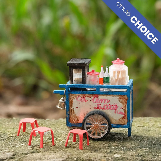 Xe Kem Nam Châm Hít Tủ Lạnh - BST Xe Đẩy Hàng Rong Sài Gòn