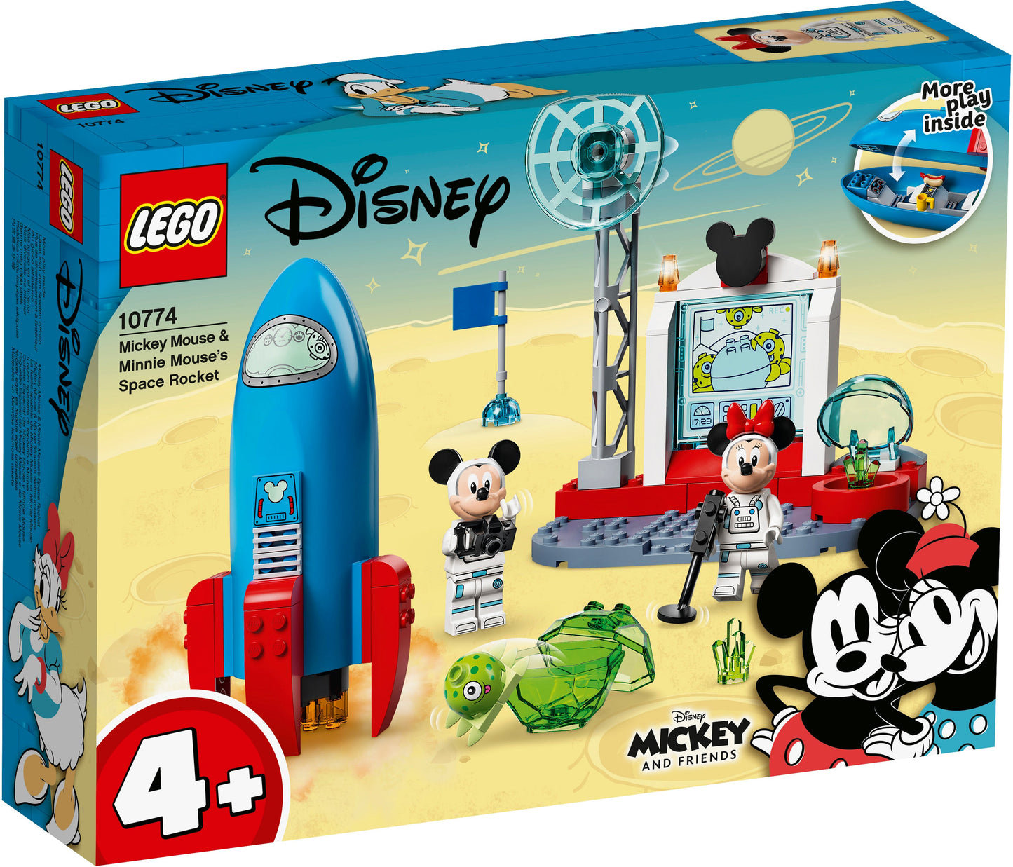 LEGO® Mickey Mouse & Minnie Mouses Space Rocket Đồ Chơi Lắp Ráp Tên Lửa Không Gian Disney (10774) - Hình ảnh sản phẩm