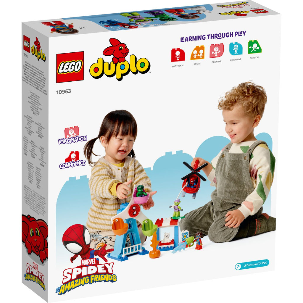 LEGO® DUPLO® Spider-Man & Friends: Funfair Adventure - Bộ Đồ Chơi Lắp Ráp Hội Chợ Siêu Anh Hùng - 10963 - Hình ảnh bổ sung 6