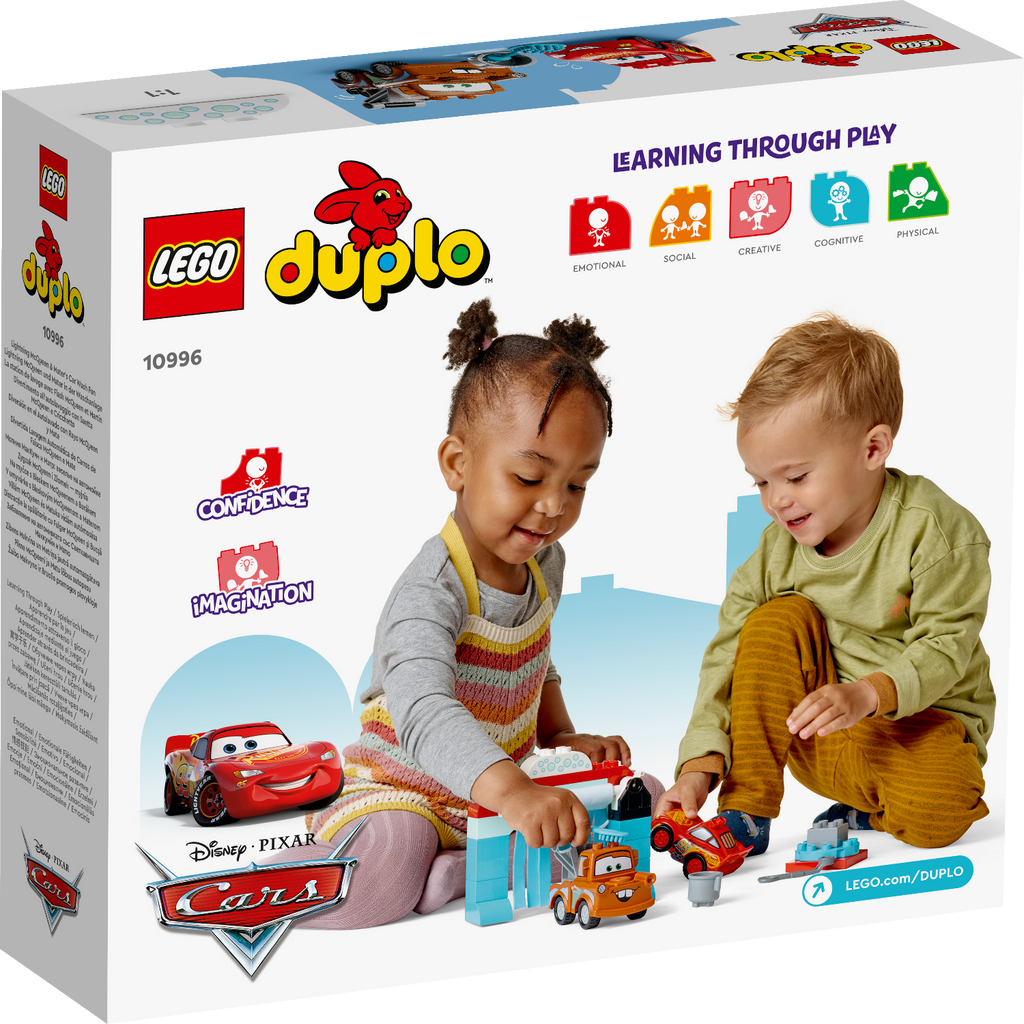 LEGO® DUPLO™ Disney™ and Pixar’s Cars Lightning McQueen & Mater’s Car Wash Fun - Đồ Chơi Lắp Ráp Trạm Rửa Xe Vui Nhộn 10996 - Hình ảnh bổ sung 5