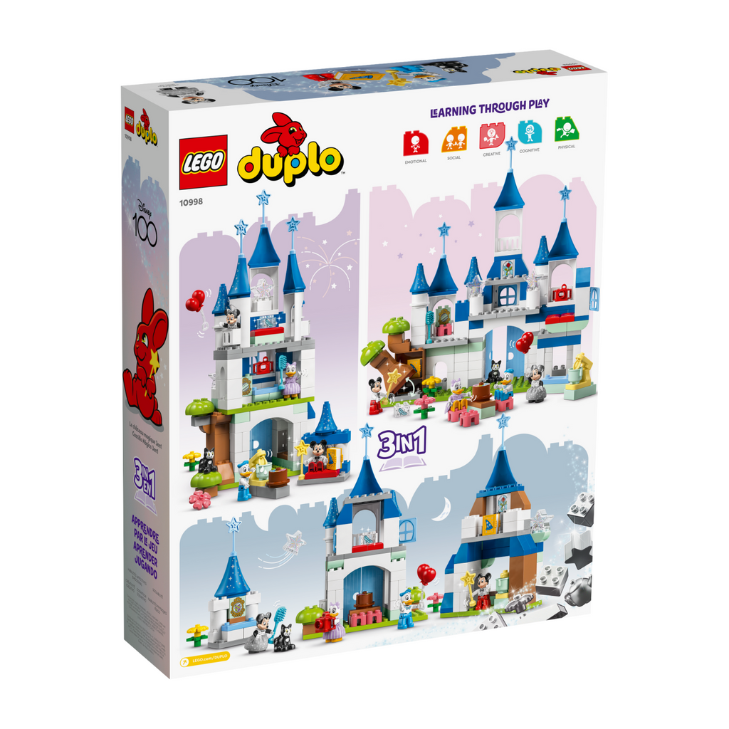 LEGO® DUPLO™ | Disney™ 3in1 Magical Castle - Đồ Chơi Lắp Ráp Lâu Đài Thần Tiên LEGO 10998
