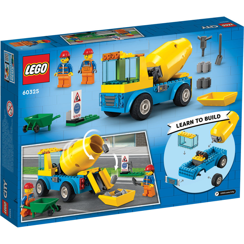 LEGO® City Cement Mixer Truck - Xe Trộn Bê Tông Chính Hãng - LEGO 60325