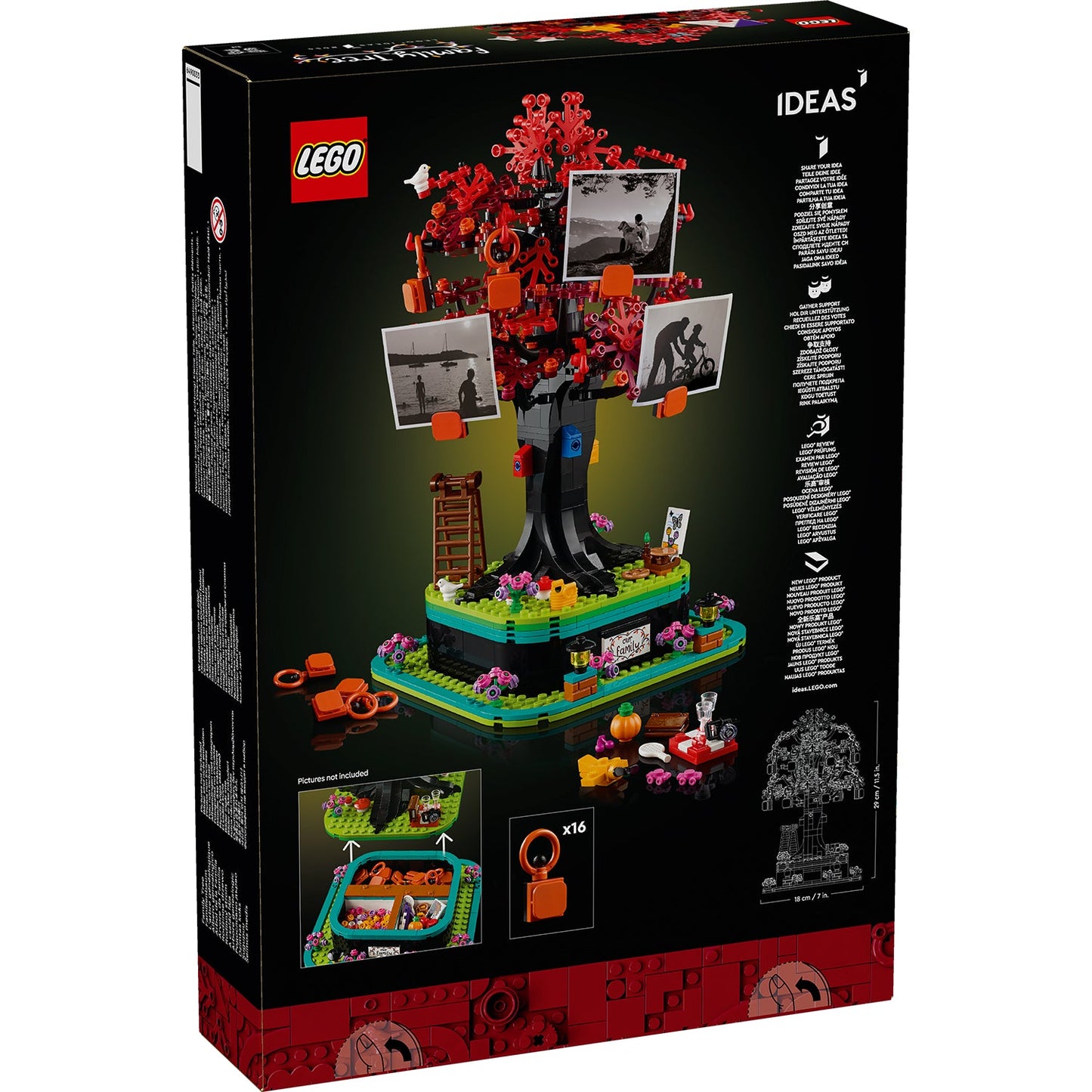 LEGO® Ideas Family Tree (21346) - Bộ Lắp Ráp Cây Phả Hệ Trang Trí Nhà Cửa - LEGO