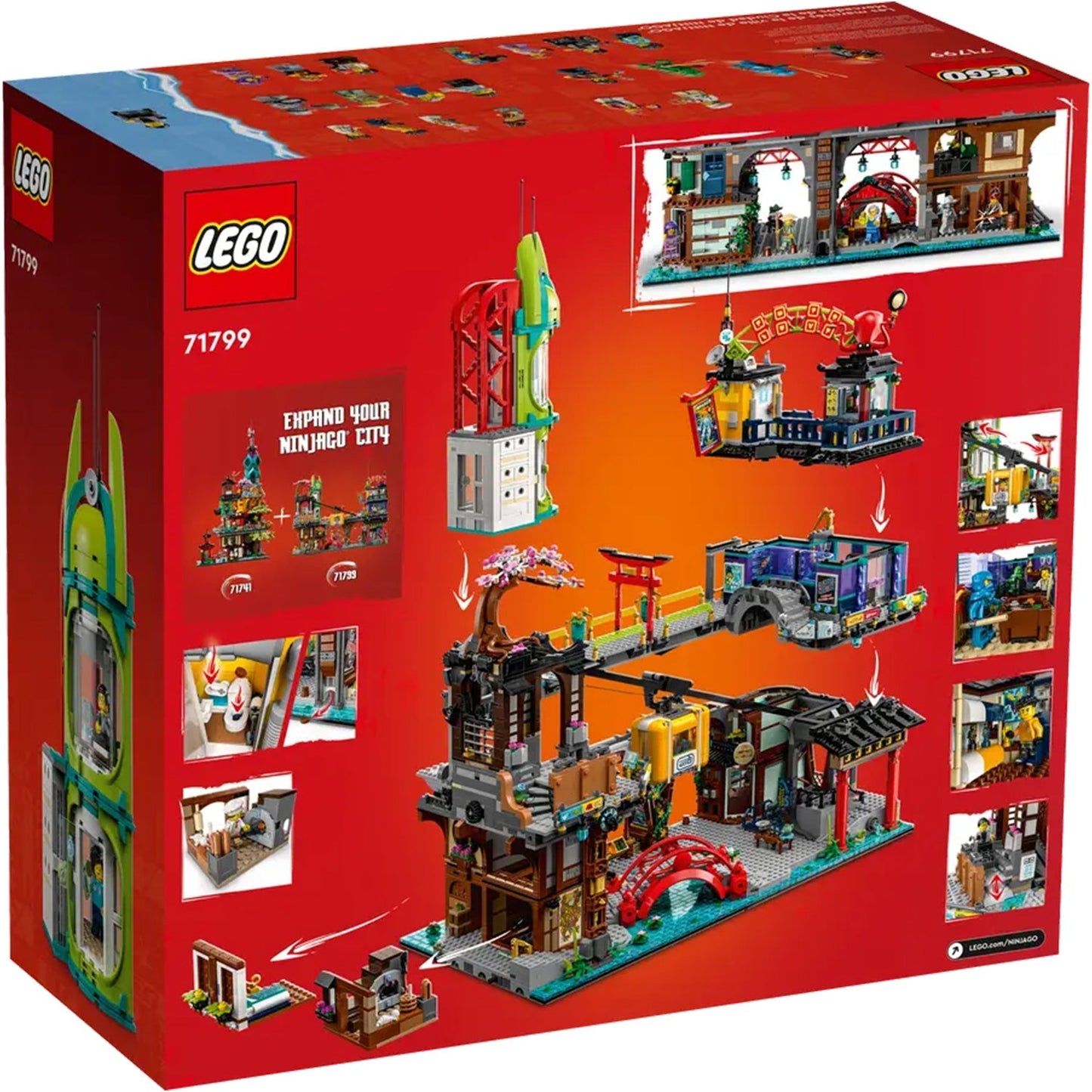 LEGO® NINJAGO® City Markets - Bộ Lắp Ráp Chợ Thành Phố Ninjago 71799 - LEGO - Hình ảnh bổ sung 5