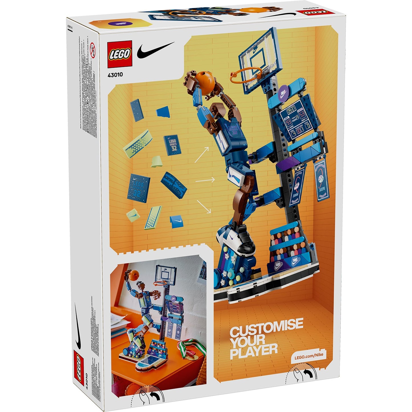 LEGO® Nike Slam Dunk - Bộ lắp ráp mô hình bóng rổ - LEGO 43010