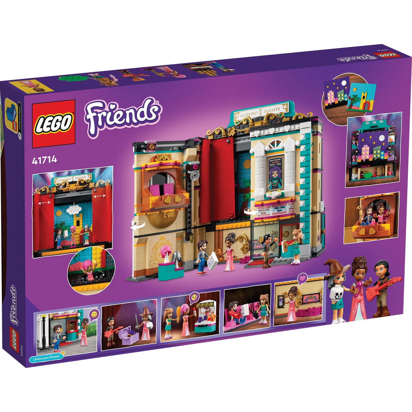 LEGO® Friends™ Andrea’s Theater School - Đồ Chơi Lắp Ráp Nhà Hát Nghệ Thuật 41714