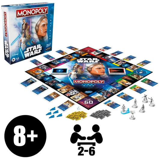 Monopoly Star Wars: Phiên Bản Light Side - Cờ Tỷ Phú Board Game Gia Đình Hasbro