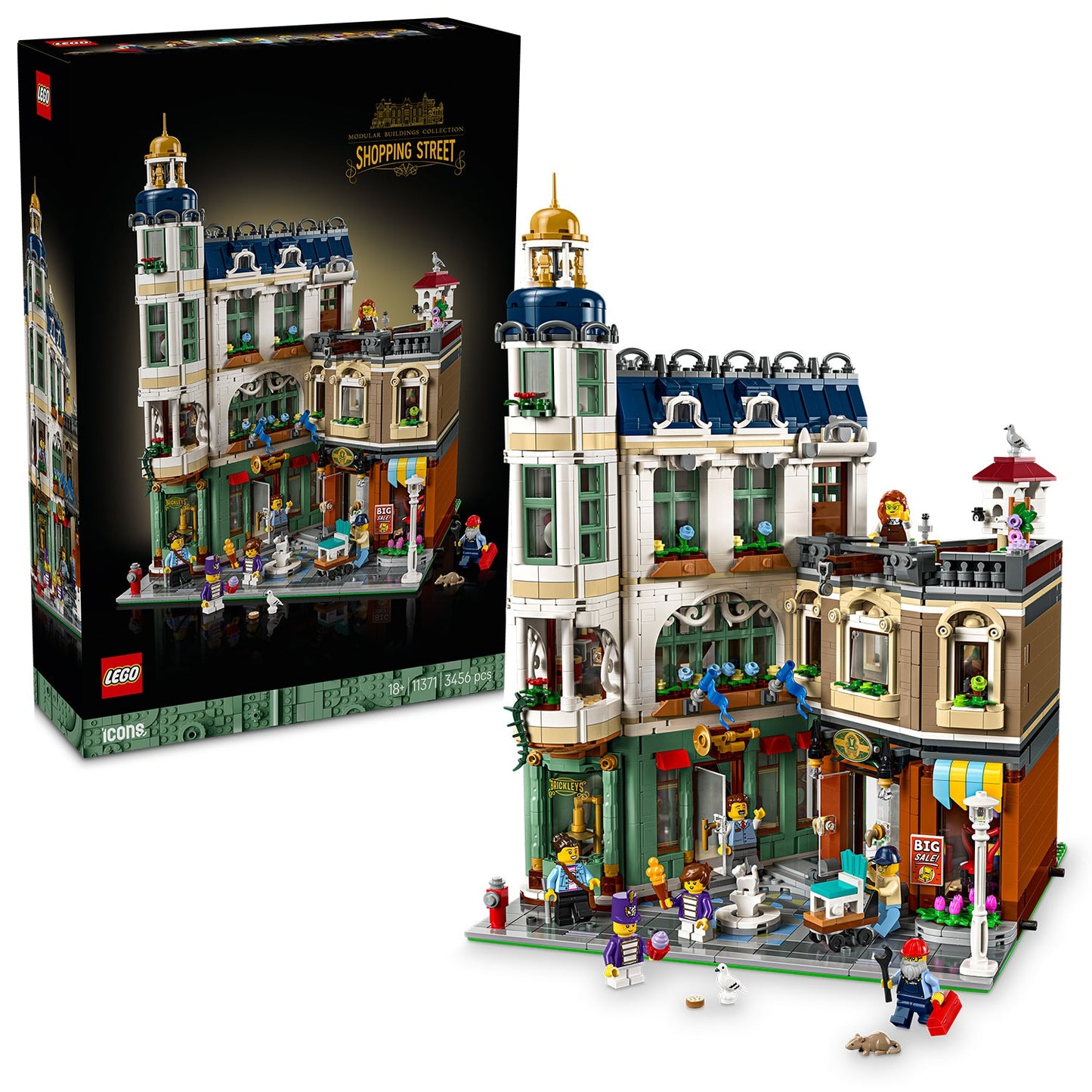 LEGO® Icons Shopping Street - Mô Hình Phố Mua Sắm Modular 11371 - LEGO LEGO - ảnh 3 - Lego