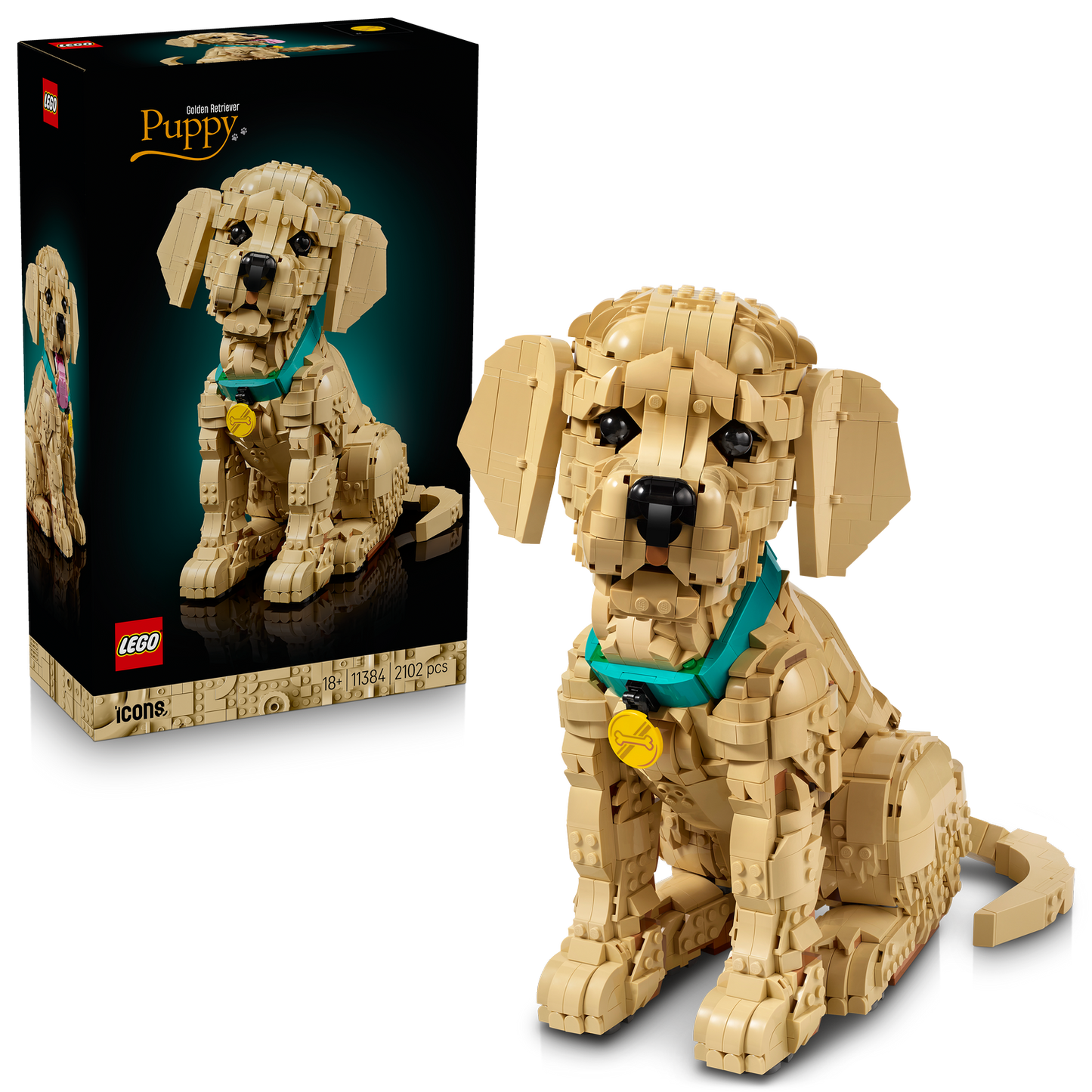 LEGO® Icons Golden Retriever Puppy