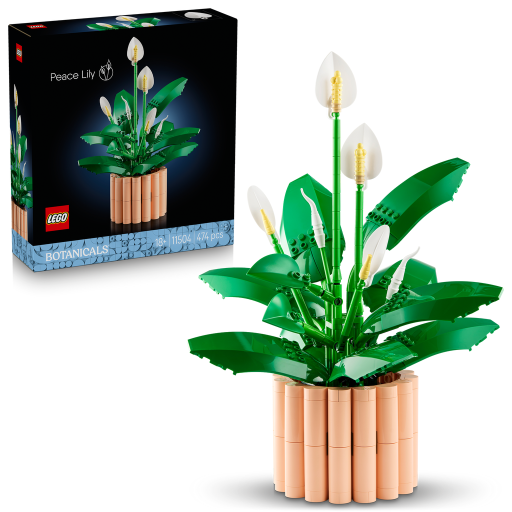 LEGO® Botanicals Peace Lily - Bộ Lắp Ráp Hoa Lan Ý Trang Trí - LEGO 11504