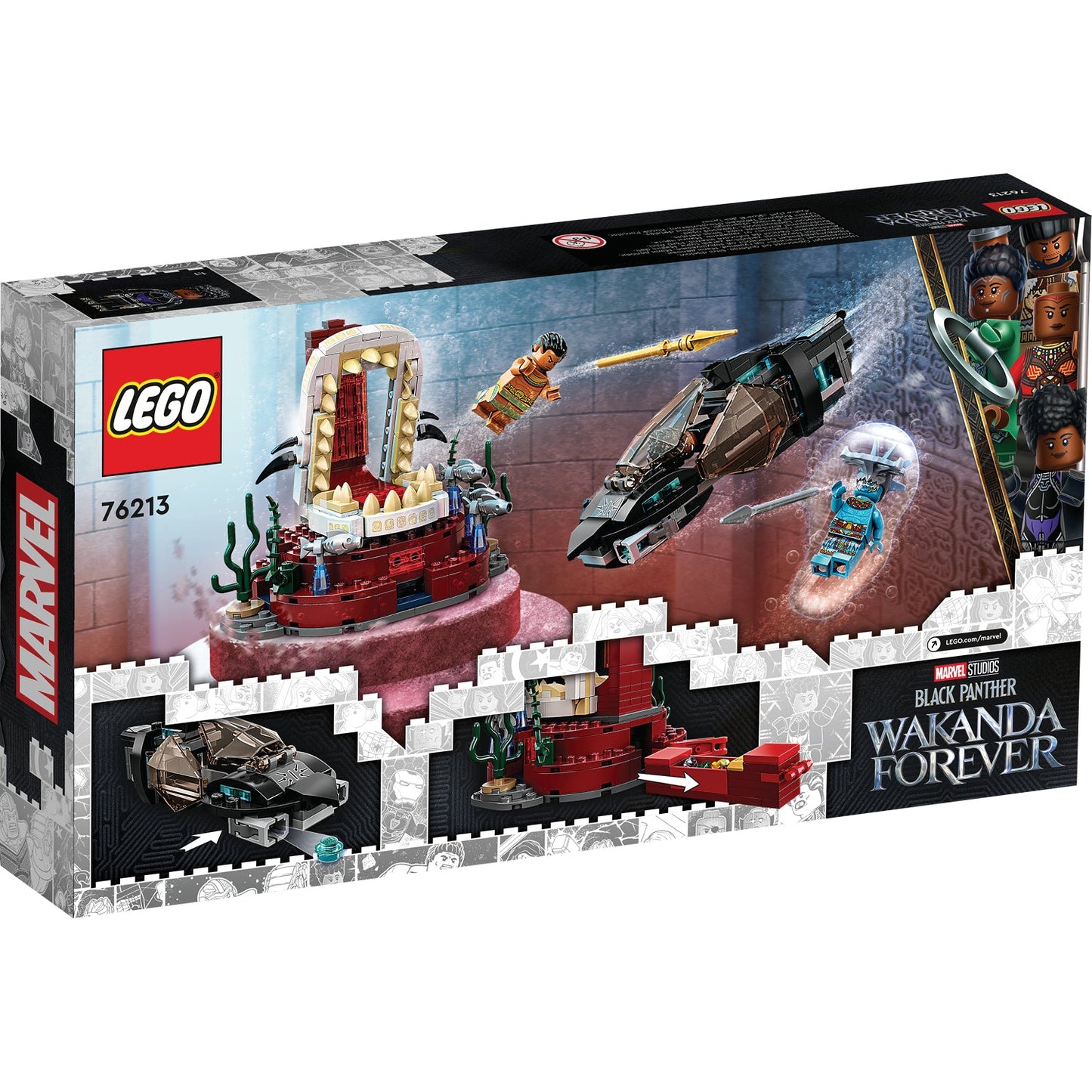 LEGO® Marvel King Namor’s Throne Room - Đồ Chơi Lắp Ráp Mô Hình Marvel - LEGO 76213