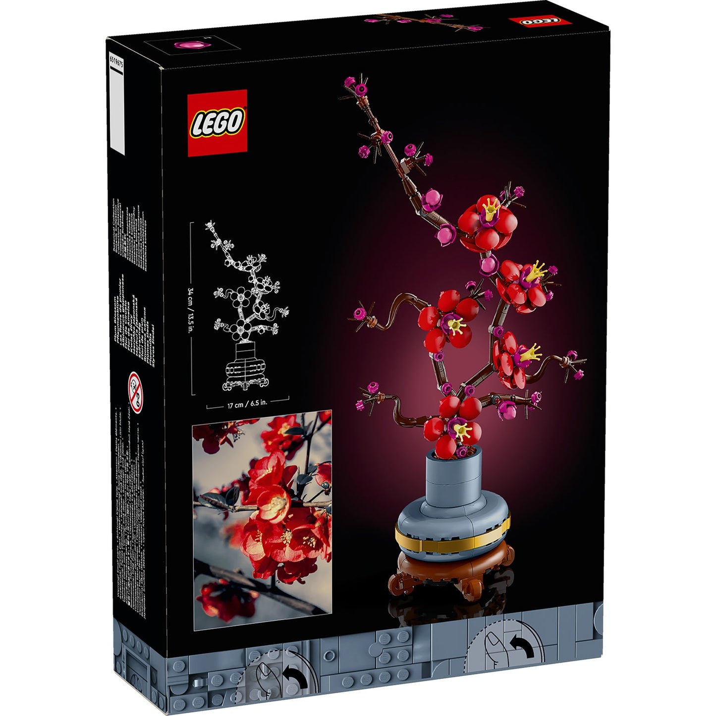 LEGO® ICONS™ Plum Blossom - Bộ Lắp Ráp Hoa Mai Trang Trí - LEGO 10369 LEGO - ảnh 1 - Lego