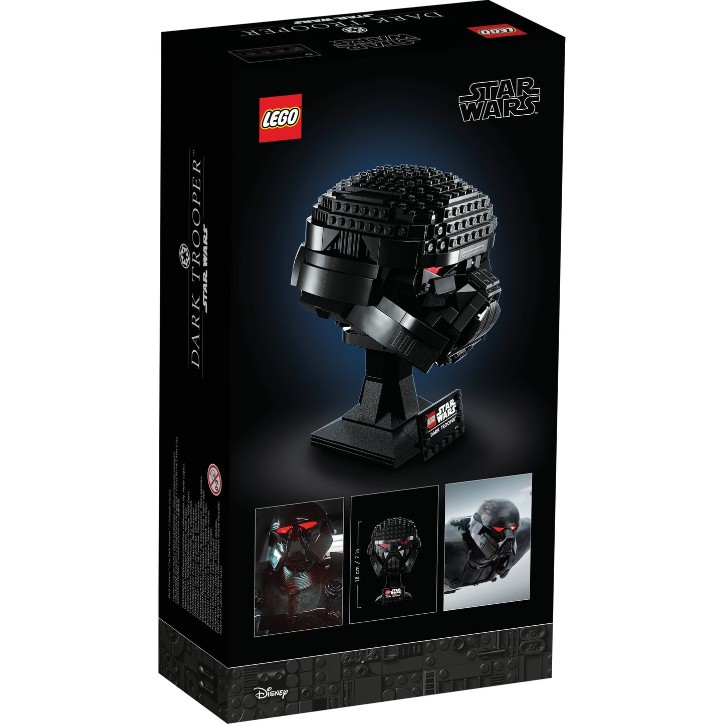 LEGO® Star Wars Dark Trooper™ Helmet - Mô Hình Lắp Ráp Mũ Bảo Hiểm LEGO 75343