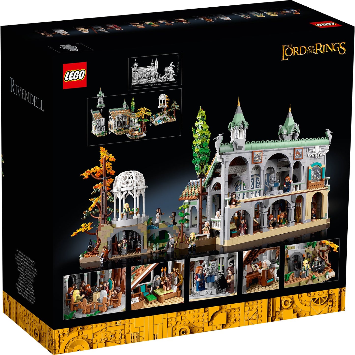 LEGO® The Lord of the Rings™: Rivendell™ - Bộ Lắp Ráp Thung Lũng Rivendell Cao Cấp (LEGO 10316)