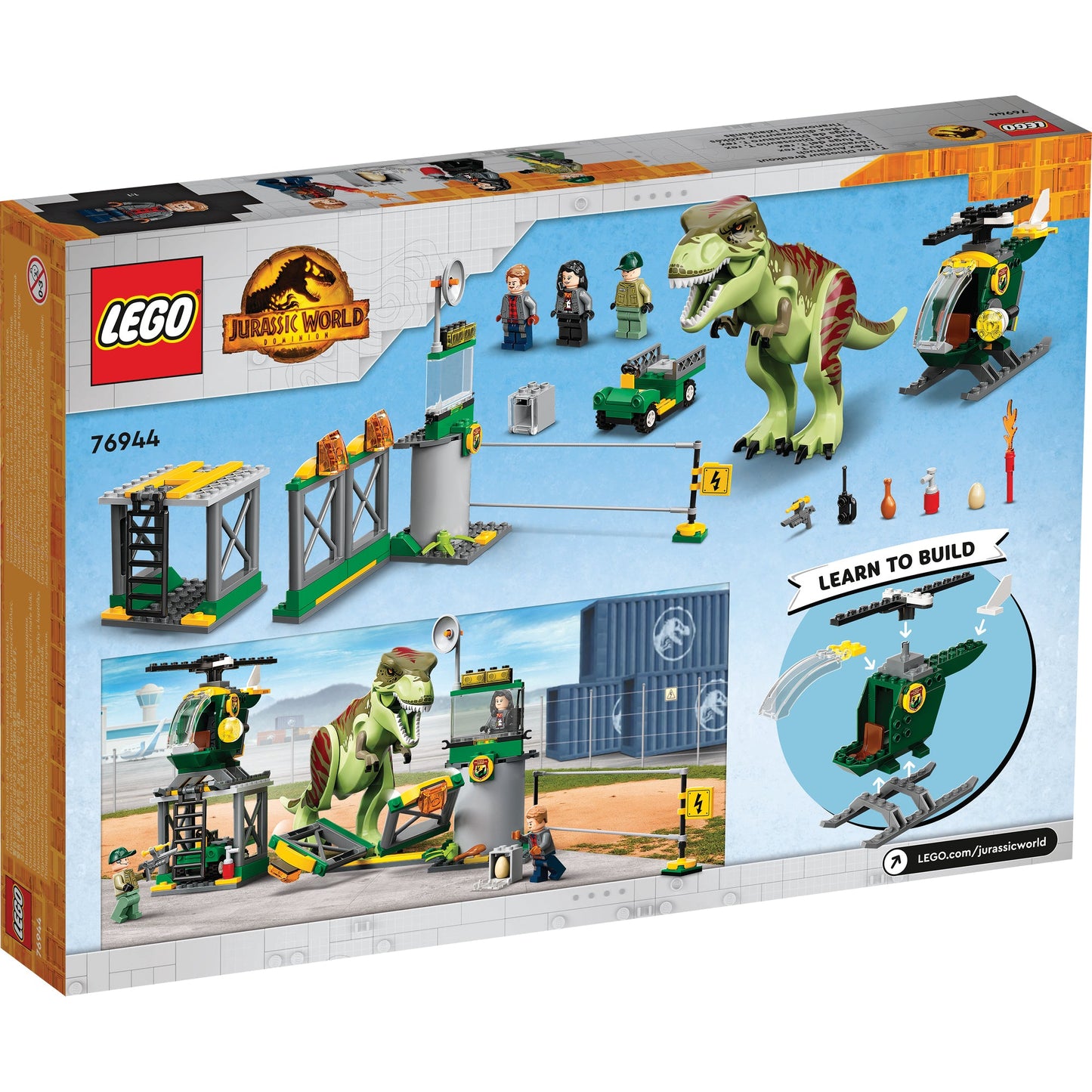 LEGO® Jurassic World T. rex Dinosaur Breakout - Đồ Chơi Lắp Ráp Khủng Long T-Rex LEGO 76944