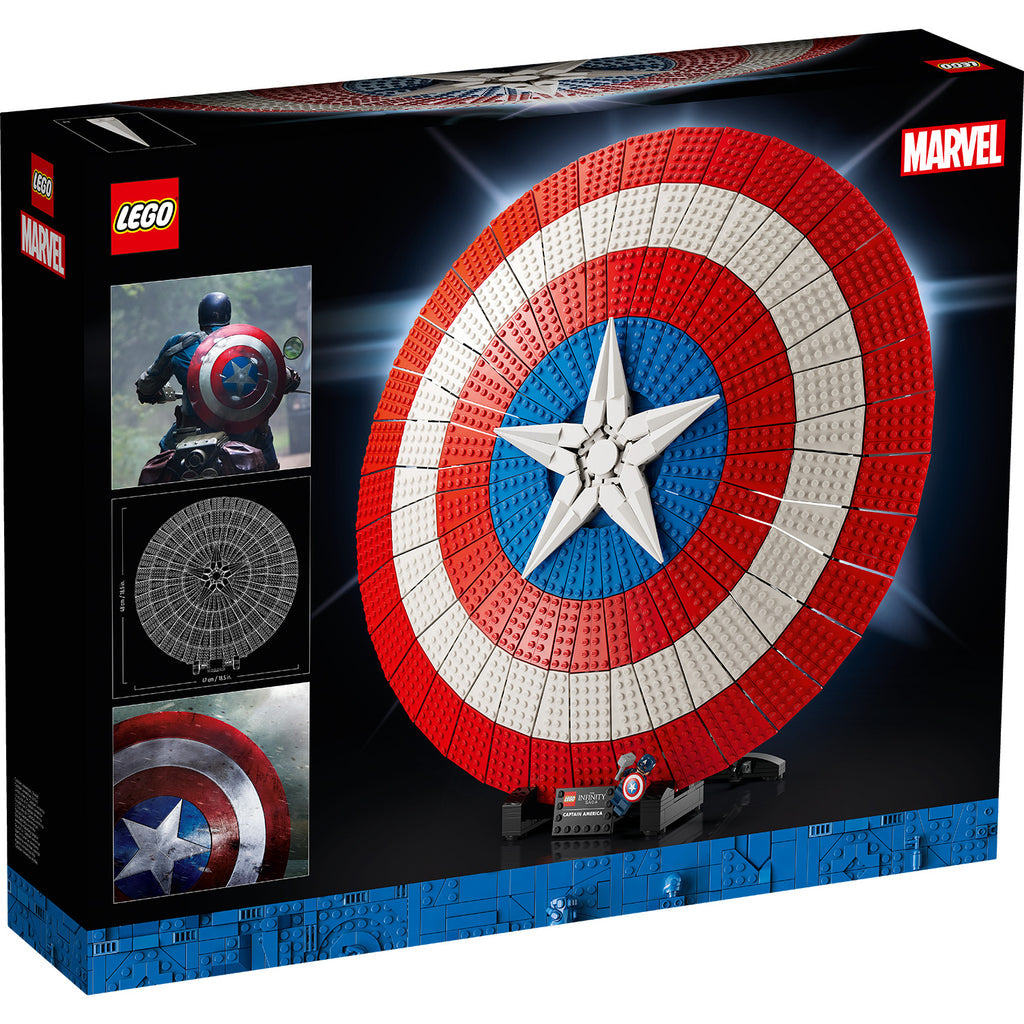 LEGO® Marvel Captain America’s Shield - Mô hình Khiên Captain America - LEGO 76262