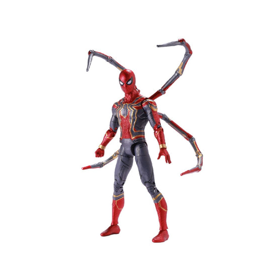 Iron Spiderman Combat Model with Integrated Light Platform - Mô hình Marvel có bệ đèn LED - ZD TOYS 1606-12