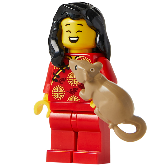 Minifigure The Year of the Rat Lady - Nhân Vật LEGO Sưu Tầm Năm Canh Tý - LEGO - Hình ảnh chi tiết 2