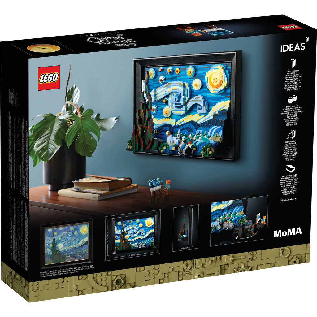 LEGO® Ideas Vincent van Gogh - The Starry Night - Bộ Lắp Ráp Mô Hình Nghệ Thuật 3D LEGO 21333 LEGO - LEGO Sets
