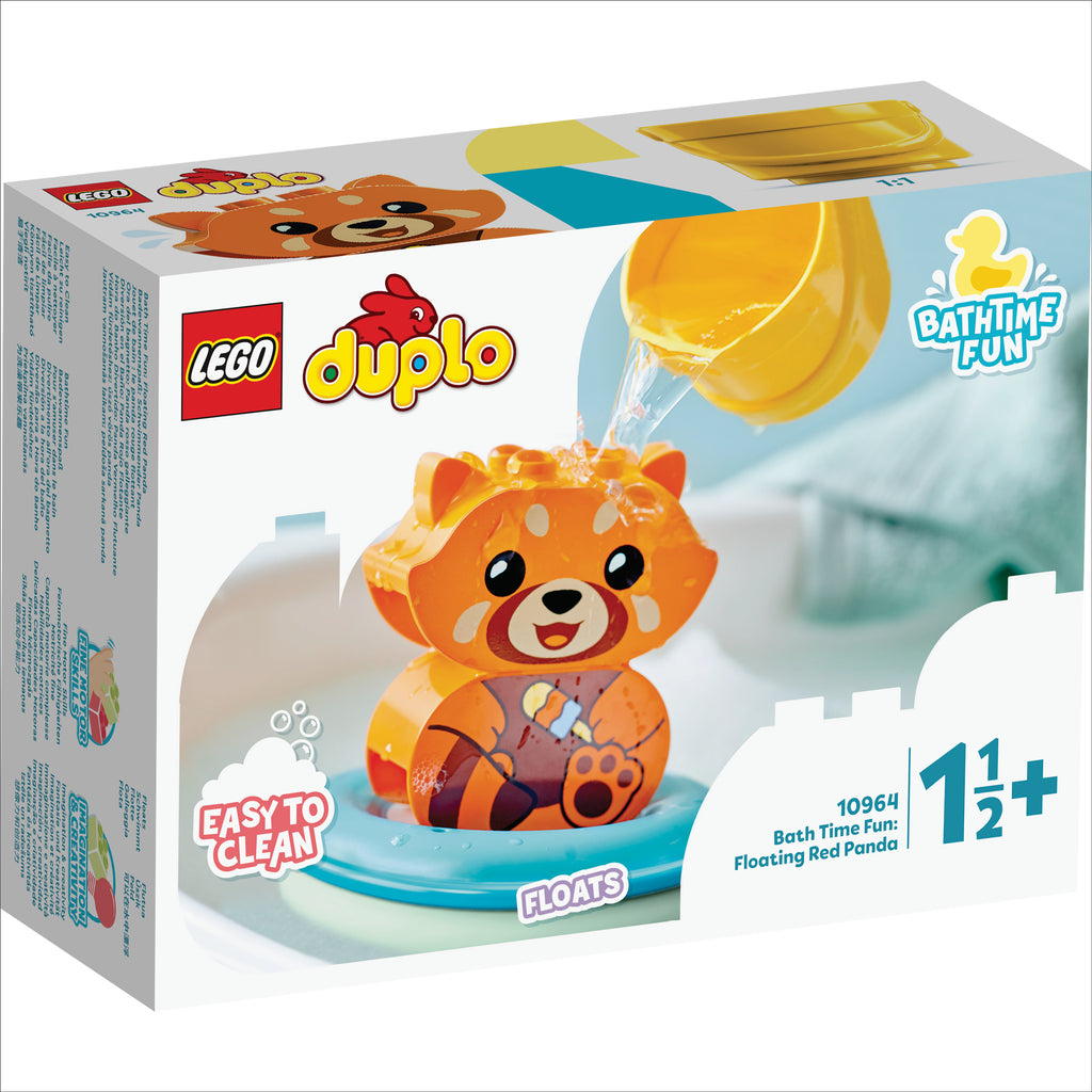 LEGO® DUPLO™ My First Bath Time Fun: Floating Red Panda Đồ Chơi Nhà Tắm Gấu Trúc Đỏ 10964 - Góc nhìn khác 3