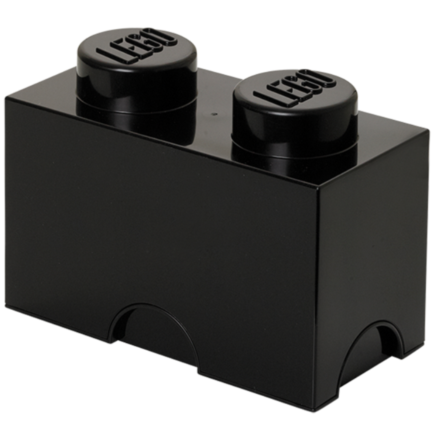 LEGO Storage Brick 2 Stud - Black - Hộp Đựng Đồ Chơi Xếp Chồng Chính Hãng LEGO - Hình ảnh sản phẩm