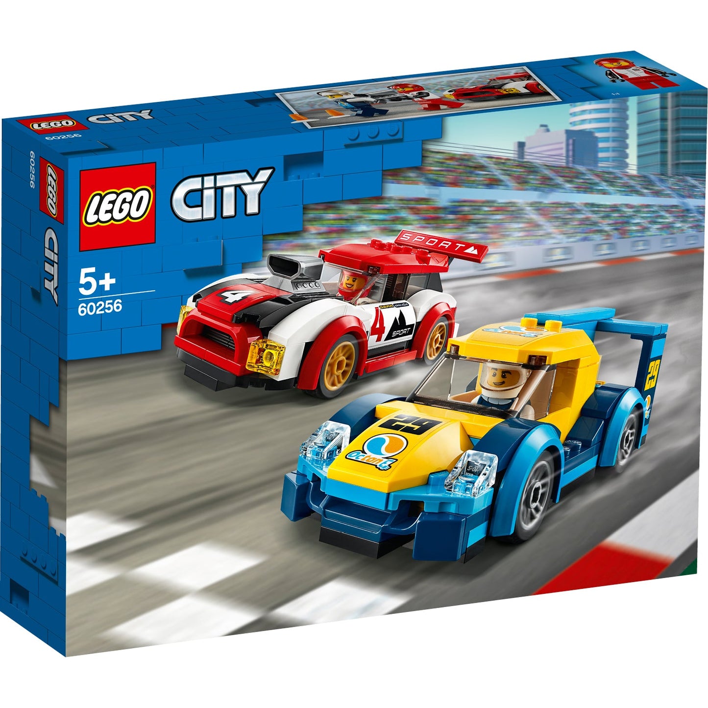 LEGO® City Racing Cars - Đồ Chơi Lắp Ráp Xe Đua Siêu Tốc 60256 - Hình ảnh sản phẩm