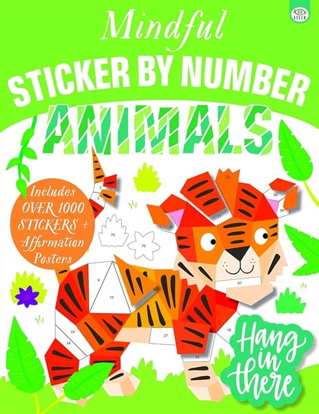 Mindful Sticker By Number: Animals (Oct)