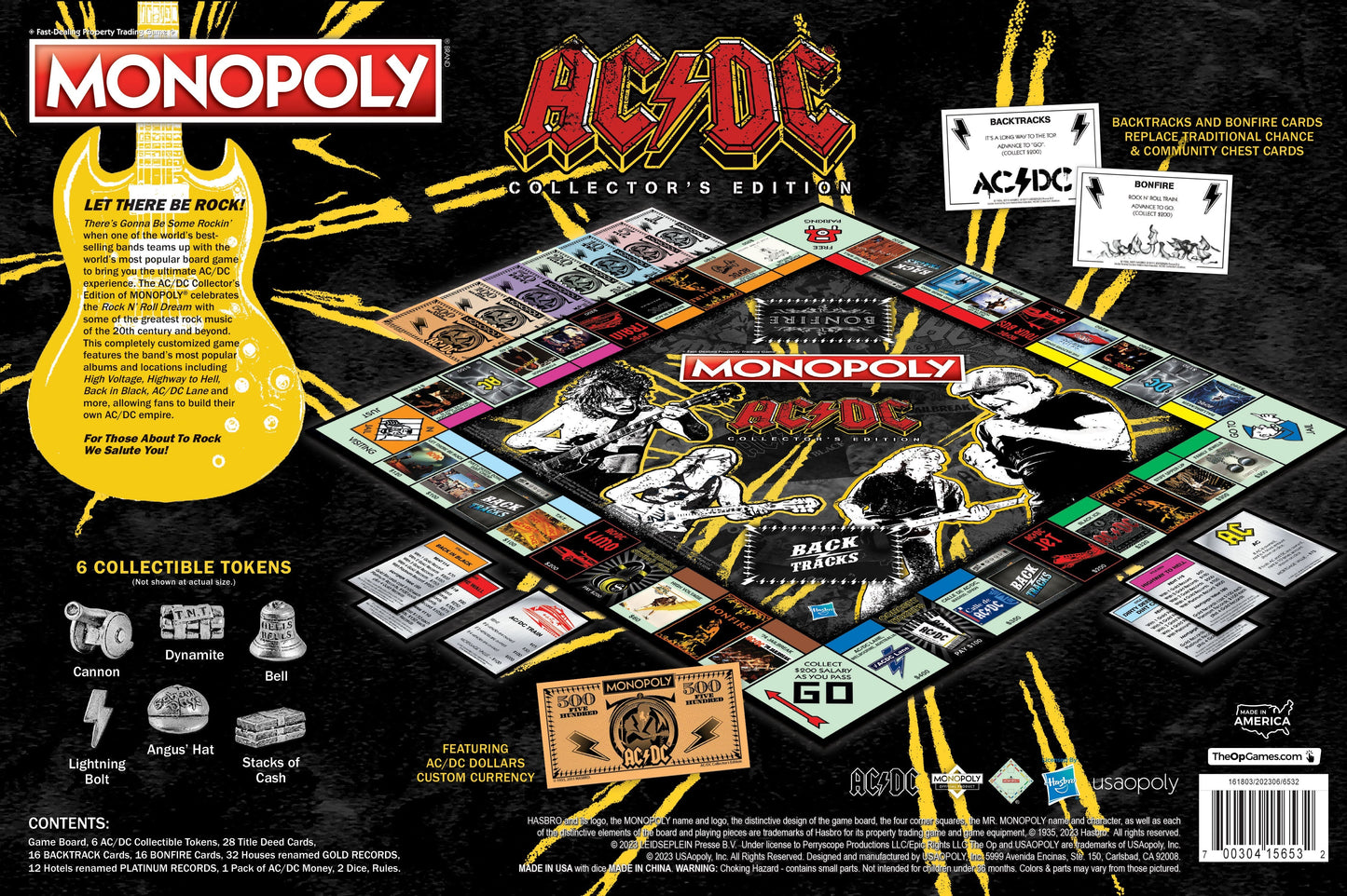 MONOPOLY®: AC/DC - Bộ cờ tỷ phú phiên bản sưu tầm - The Op Games The Op Games