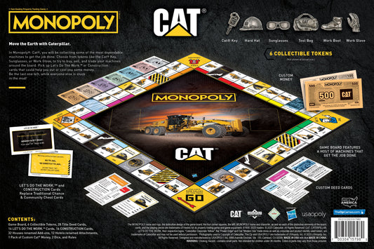 MONOPOLY®: Caterpillar - Cờ tỷ phú chủ đề máy công trình CAT - The Op Games