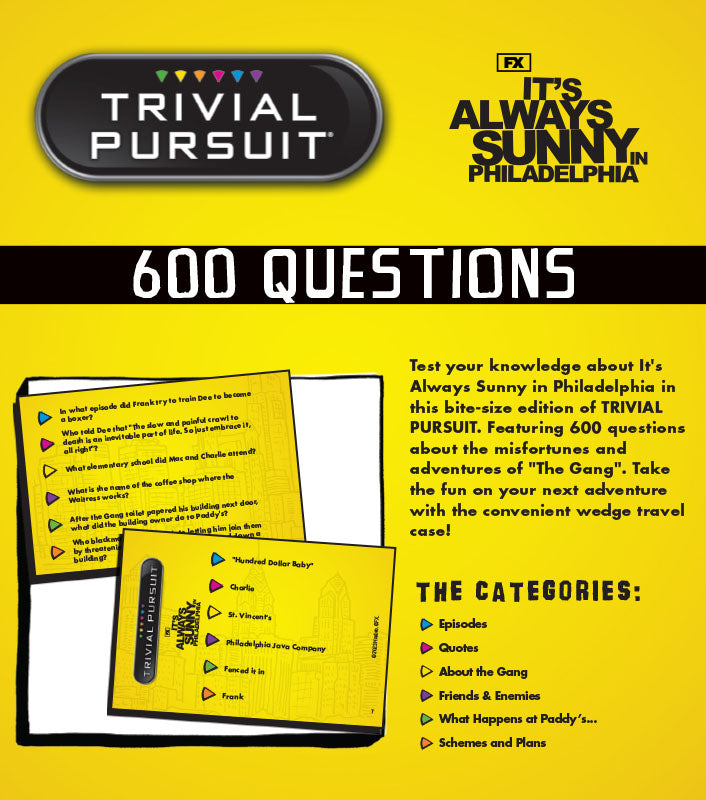 TRIVIAL PURSUIT®: It's Always Sunny in Philadelphia - Board game giải đố Trivia - The Op Games - Hình ảnh bổ sung 6