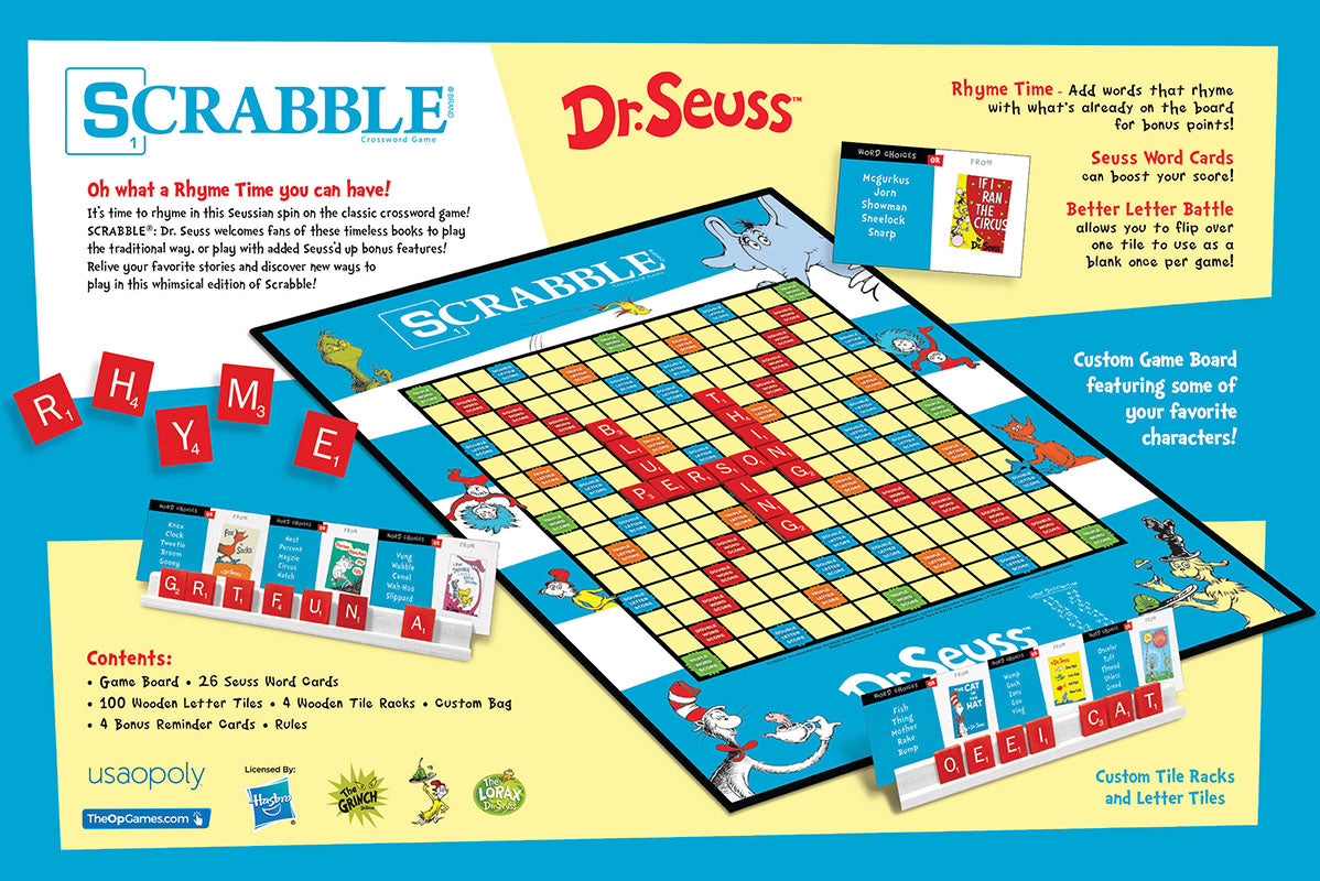 SCRABBLE®: Dr. Seuss - Trò chơi ghép chữ - The Op Games