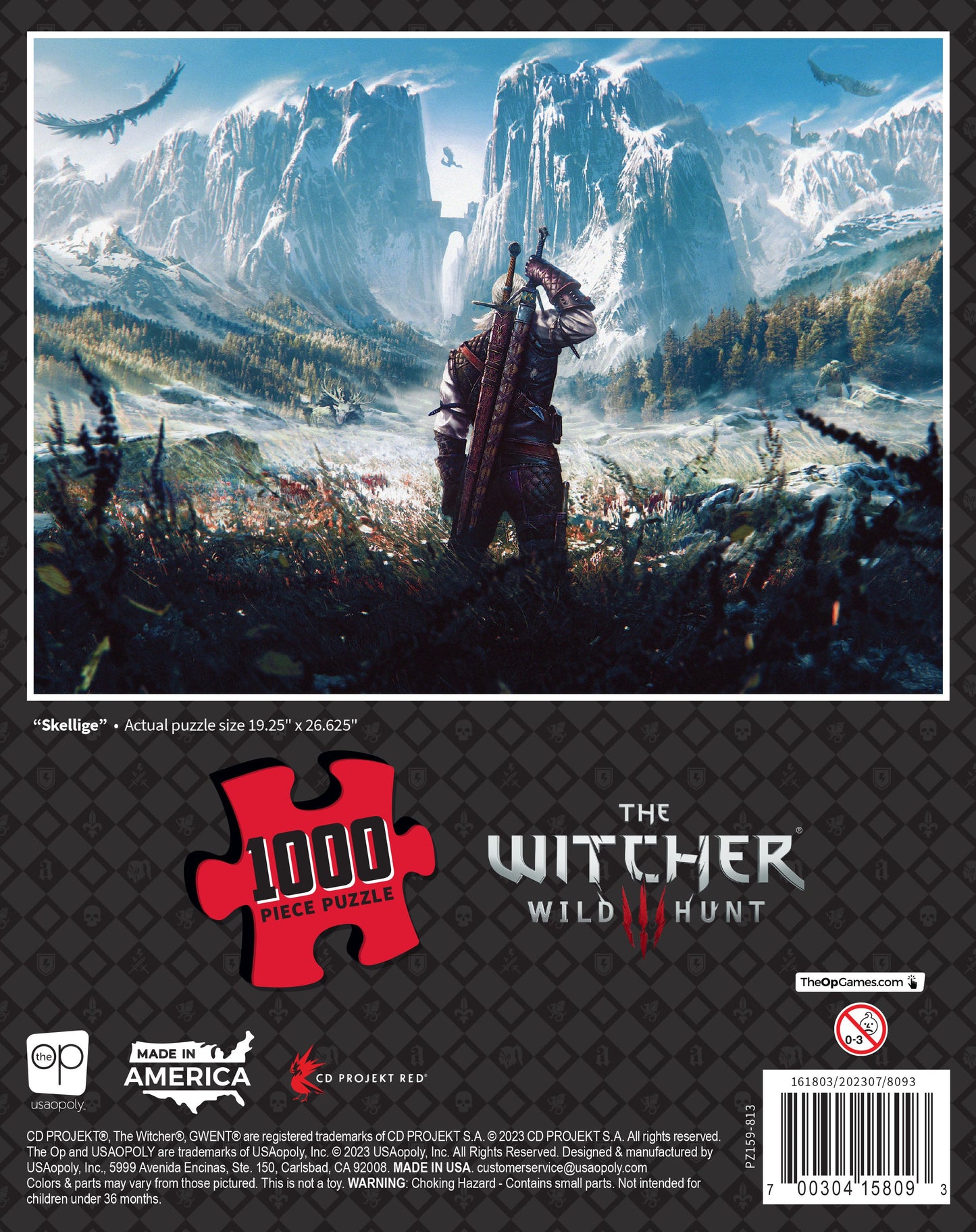 The Witcher "Skellige" 1,000 Piece Puzzle - Đồ chơi xếp hình 1000 mảnh - The Op Games