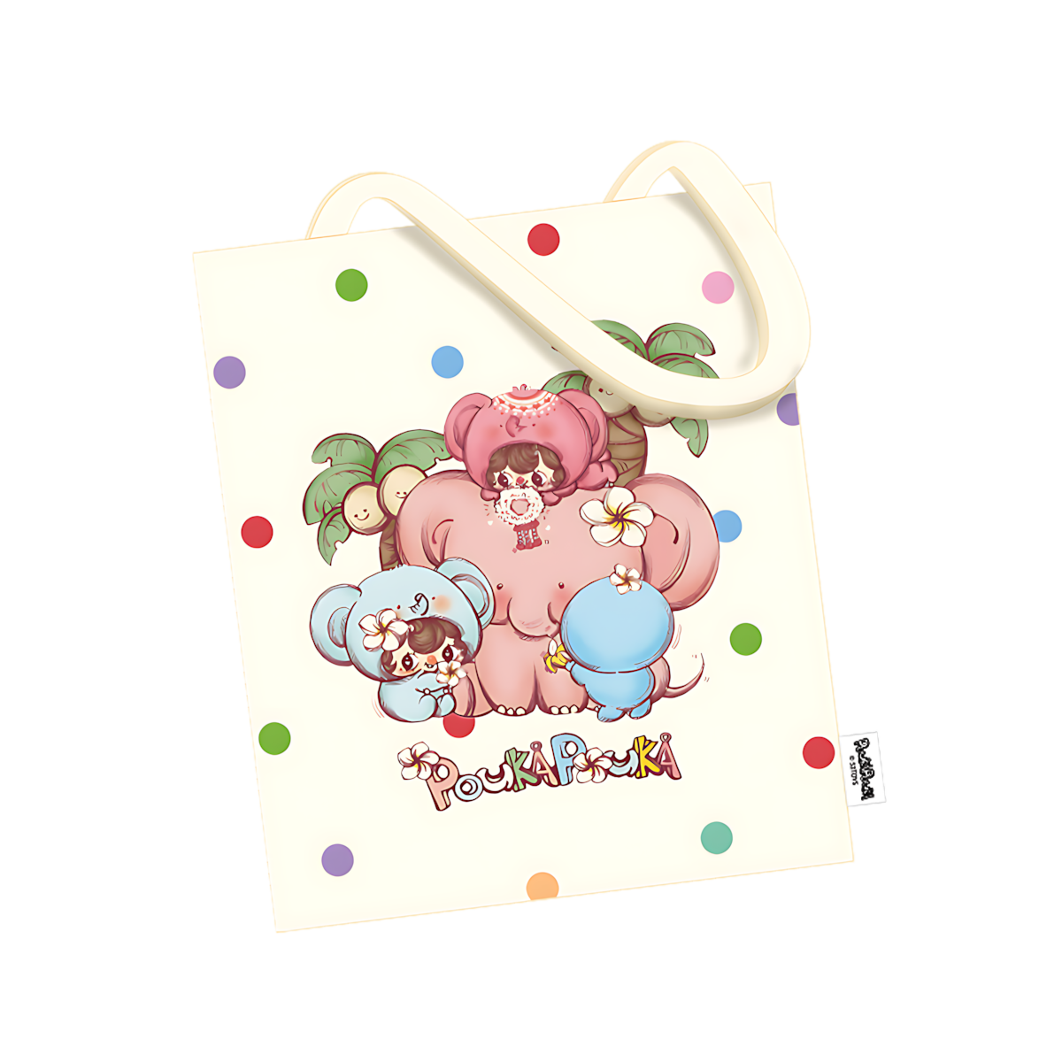 POUKA LIMITED EDITION CANVAS TOTE BAG - Túi Vải Tote Phiên Bản Giới Hạn - 52TOYS