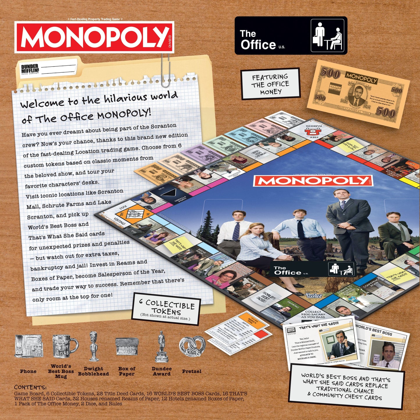 MONOPOLY®: The Office - Trò chơi Cờ tỷ phú phiên bản Văn phòng - The Op Games The Op Games