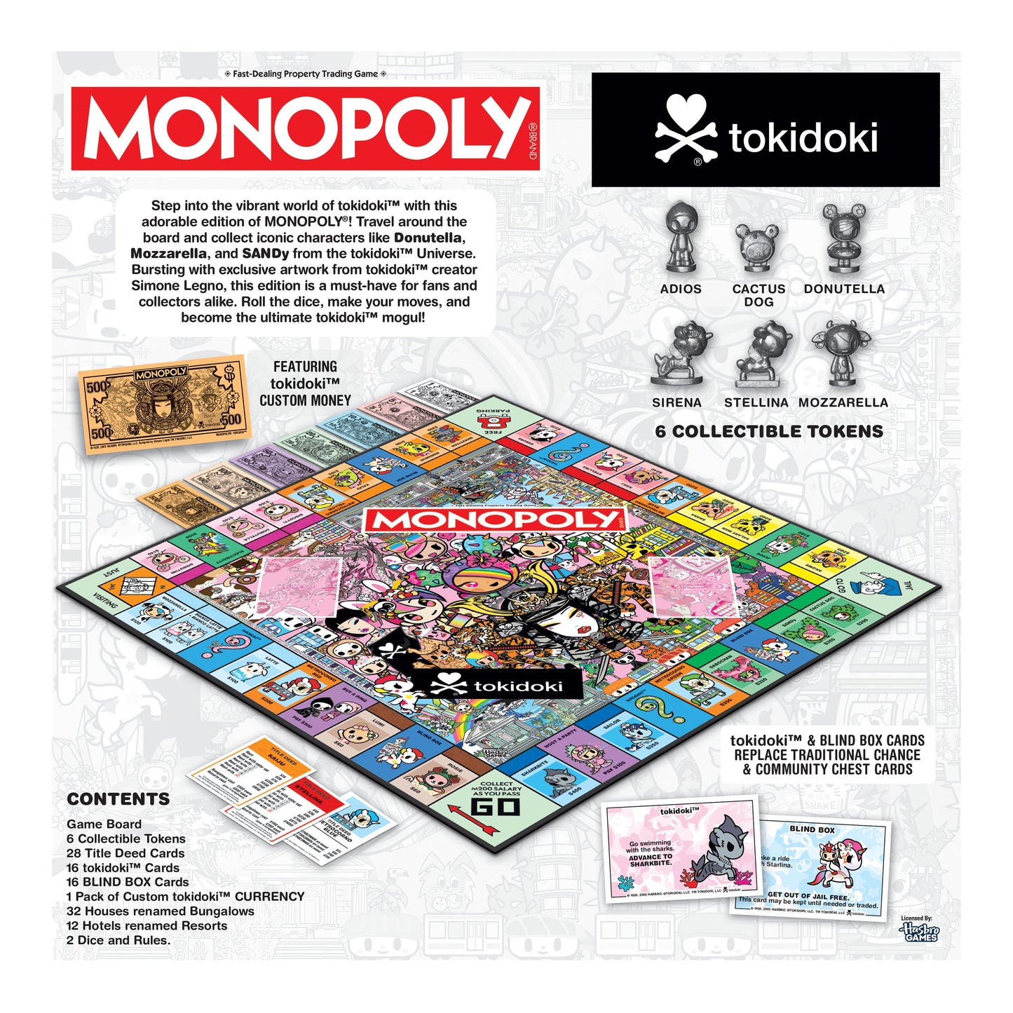 MONOPOLY®: tokidoki - Trò chơi cờ tỷ phú - The Op Games