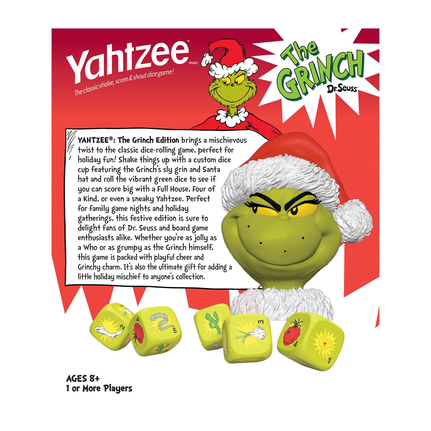 YAHTZEE®: Grinch - Trò chơi xúc xắc phiên bản Grinch - The Op Games