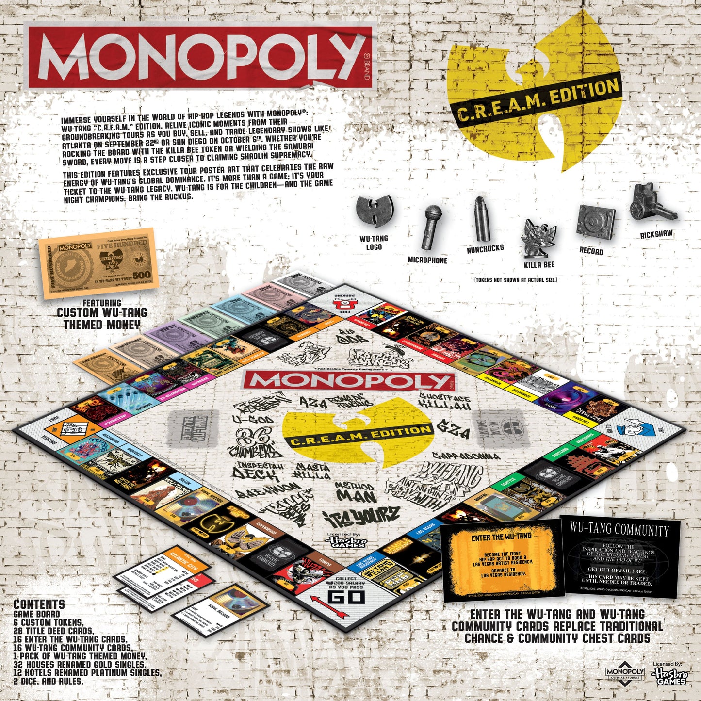 MONOPOLY®: Wu-Tang Clan - Cờ tỷ phú phiên bản Hip-hop - The Op Games